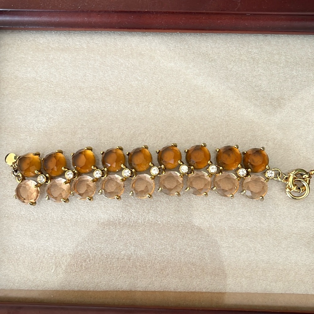 Vintage J.Crew bracelet, Gold tone
